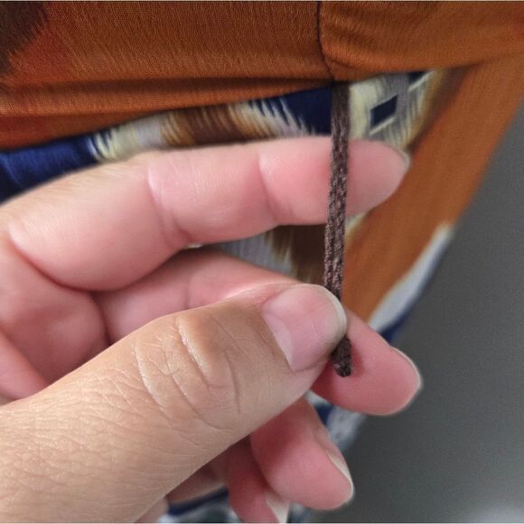 Bisou bisou print maxi dress sz 4 - Picture 8 of 10